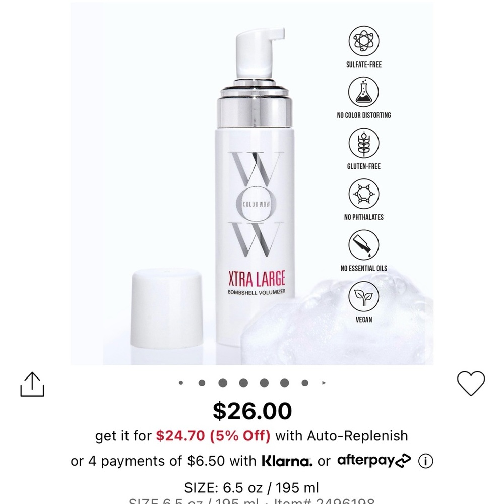 WOW XTRA LARGE Bombshell Voluminizer